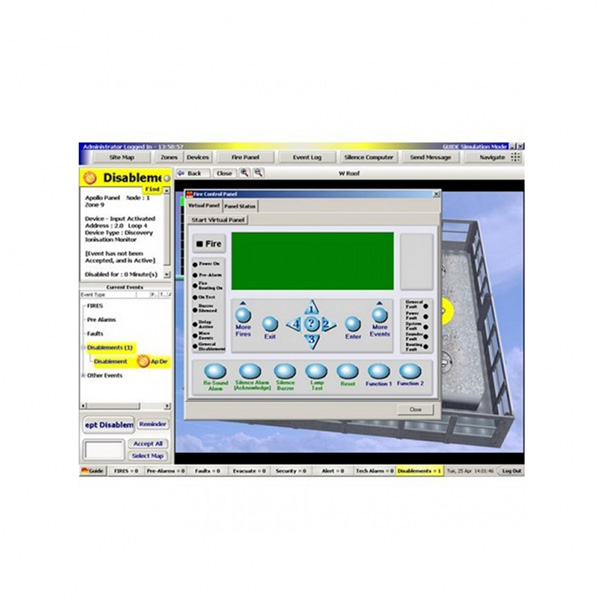 Apollo – SYNCRO GUIDE V3 Grafik Yangın Alarm Kontrol Yazılımı