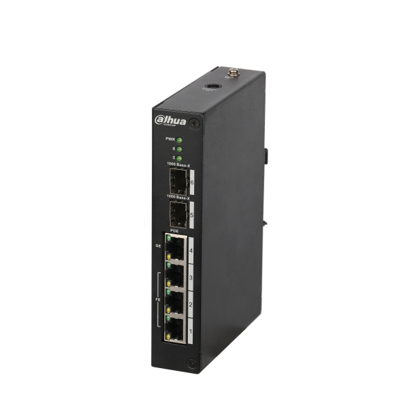 Dahua – 4 Kanal PoE Switch ( 3FE PoE +1GE PoE +2GE SFP )